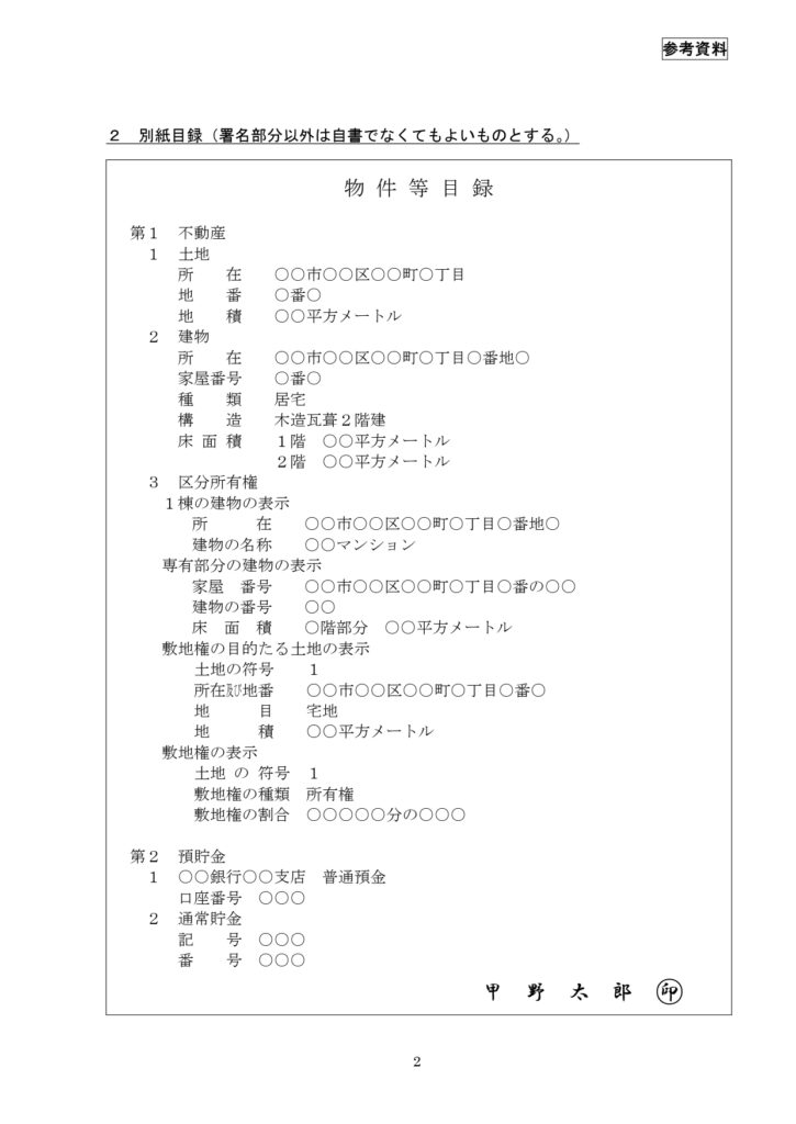 自筆証書遺言の方式（全文自書）の緩和方策として考えられる例_page-0002